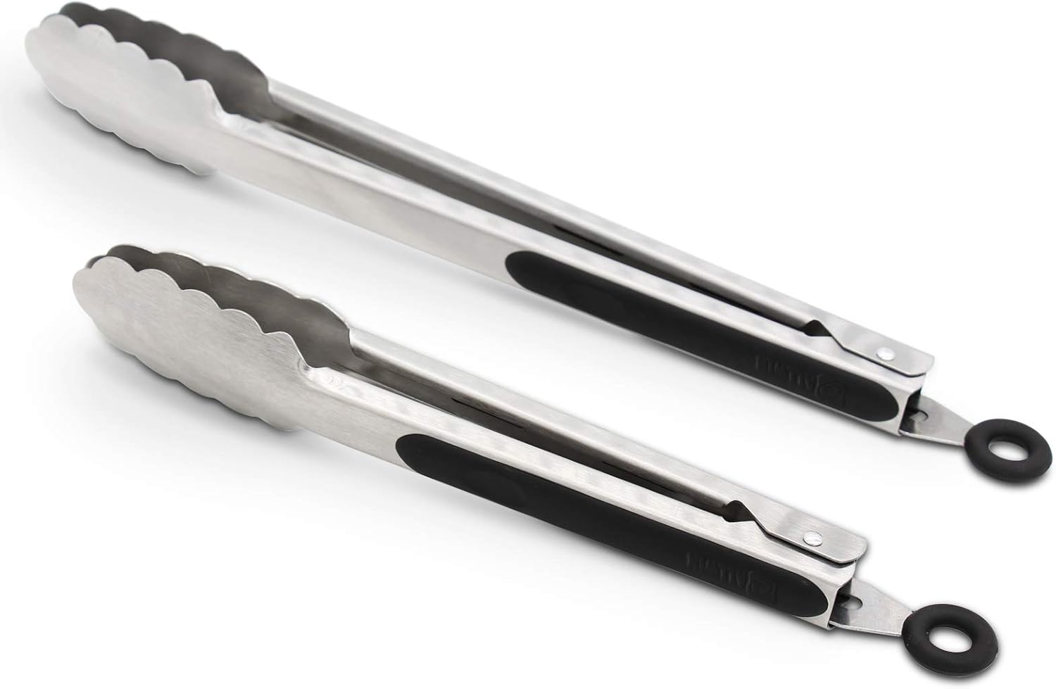 Stainless Steel Kitchen Cooking Tongs, Special 304 Stainless Steel Tongs, High-Q...