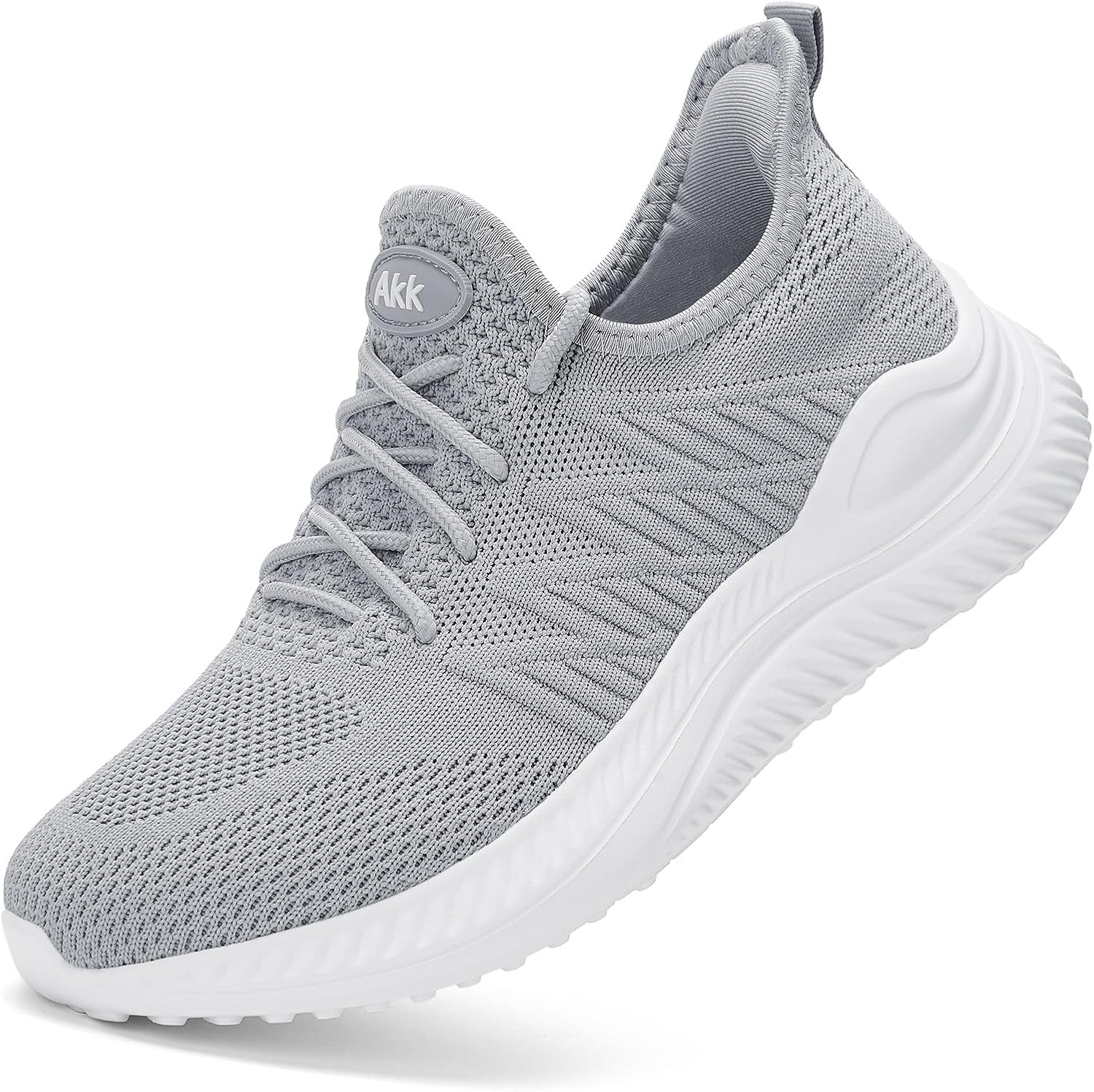Akk Womens Walking Tennis Shoes - Slip On Memory Foam Lightweight Casual Sneaker...