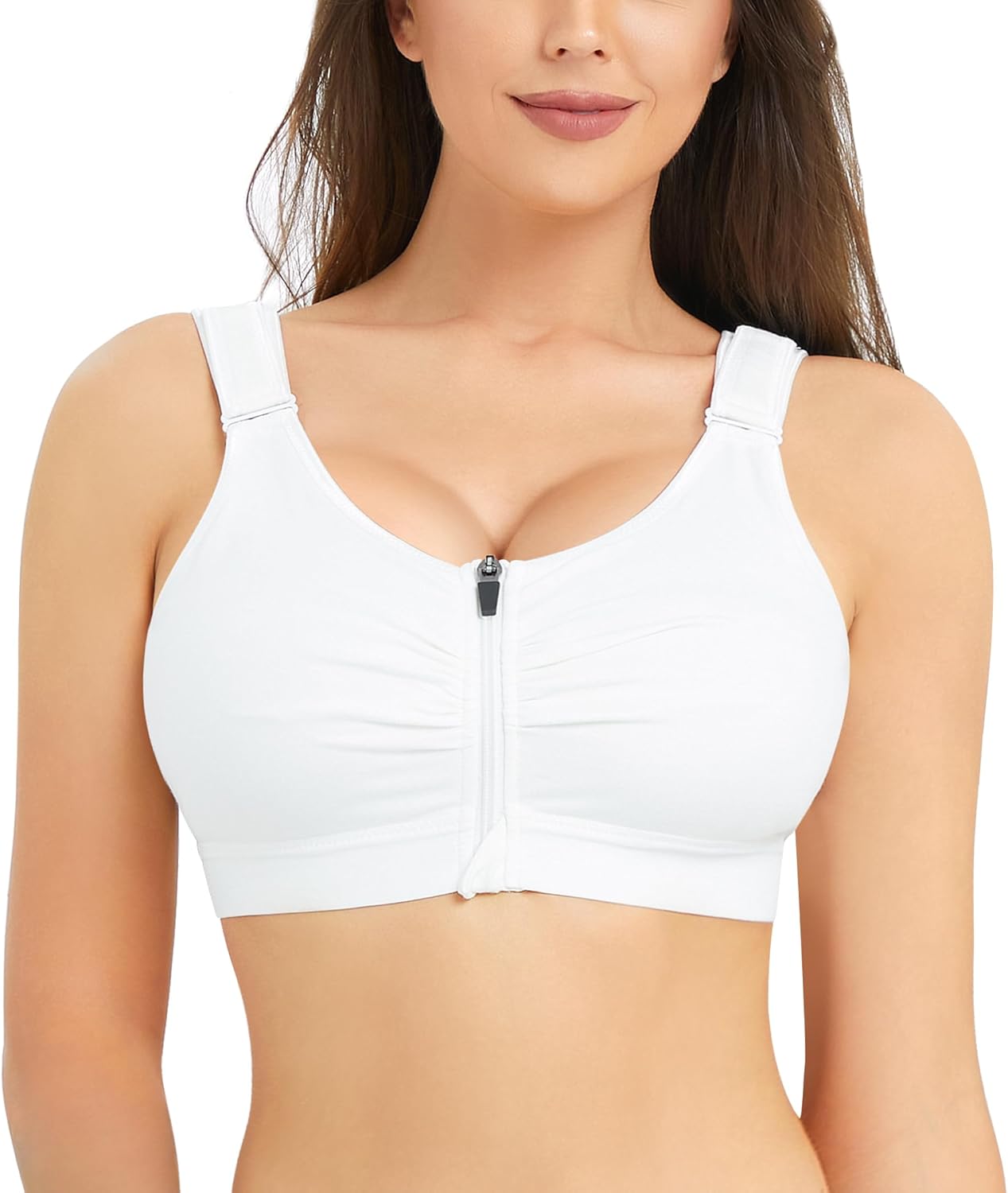Unique BRABIC Zip Front Closure Bra, Special Everyday Bra for Women Post Surgery...