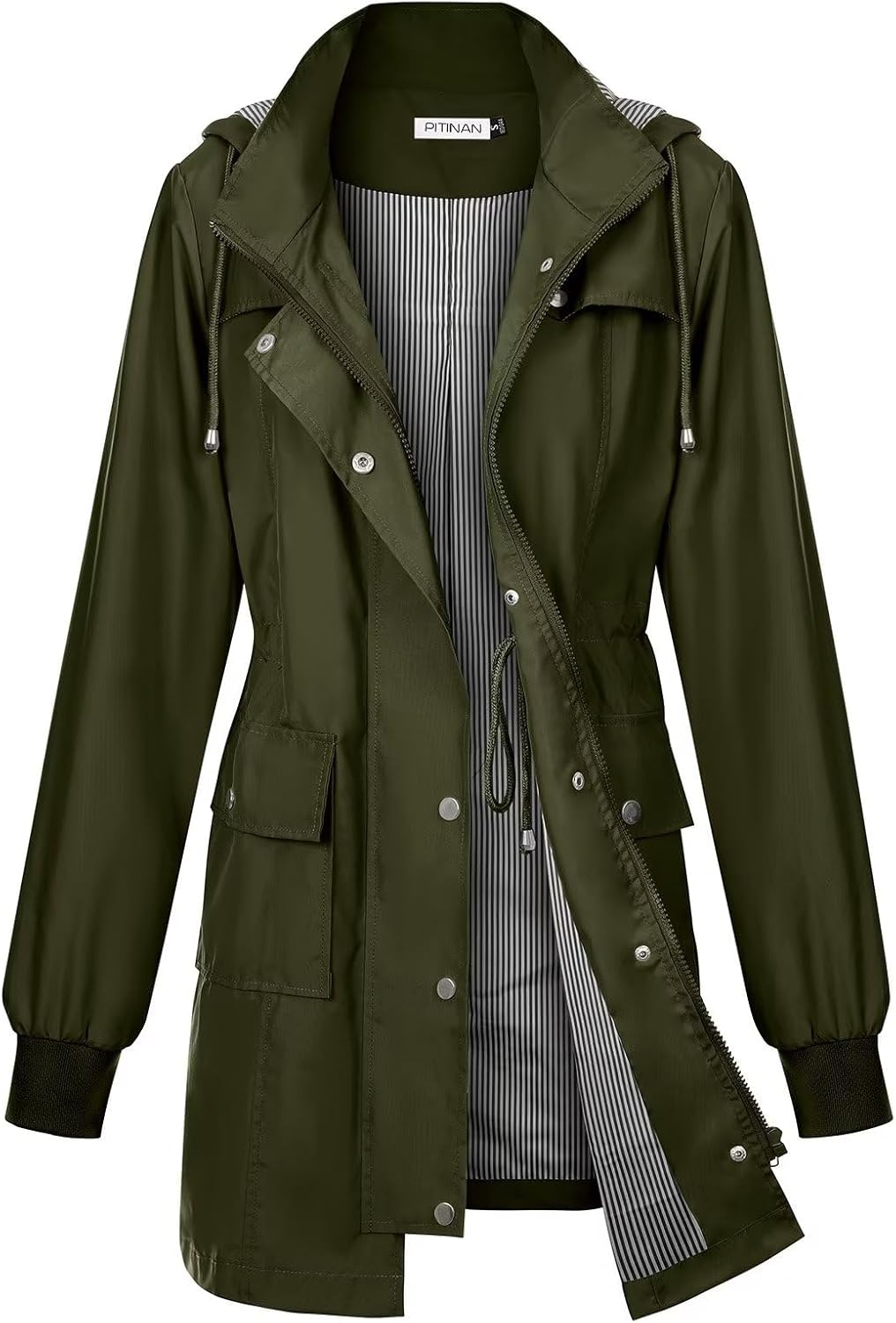 PITINAN Rain Jackets, Special Waterproof Rain Coats for Women with Hood, Innovat...