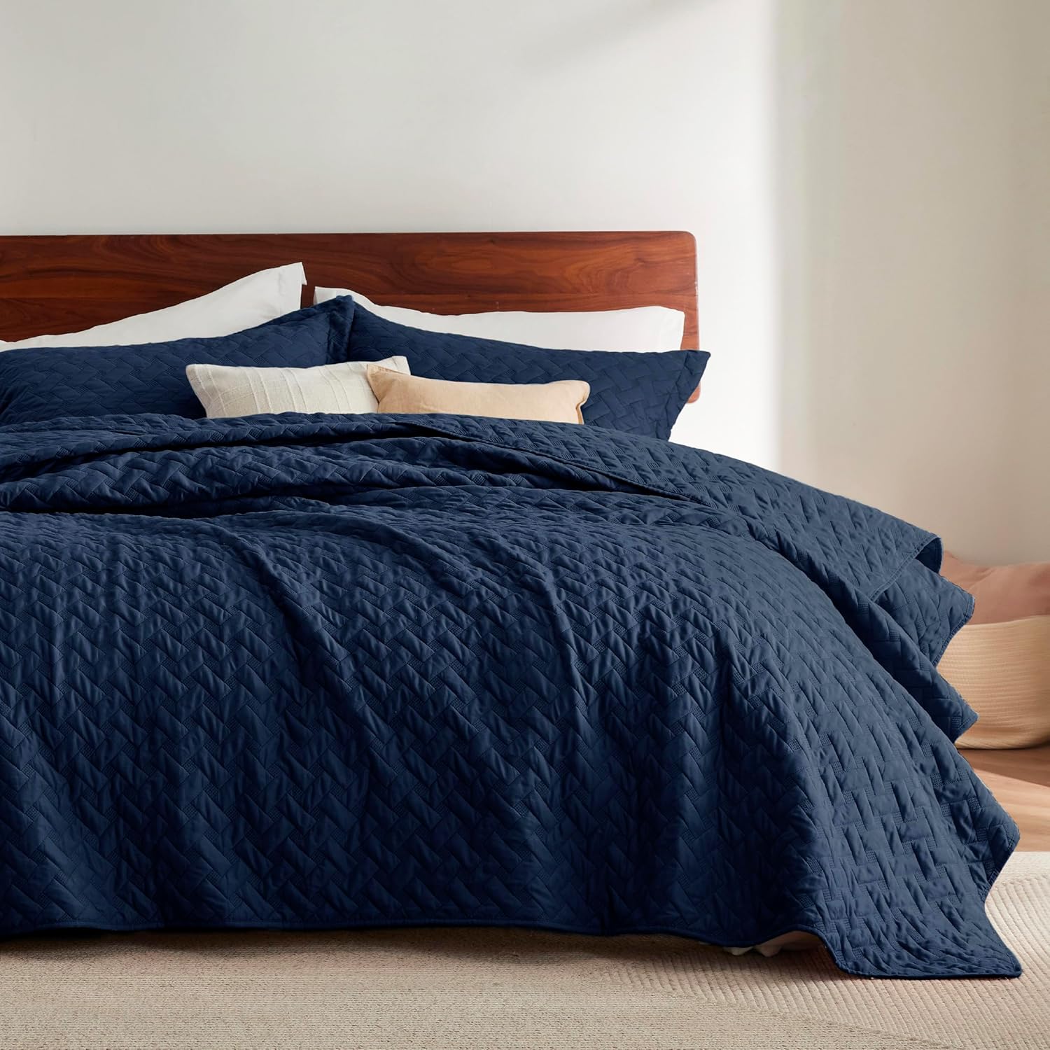 Bedsure King Size Quilt Set, Special Lightweight Summer Quilt for All Seasons, U...
