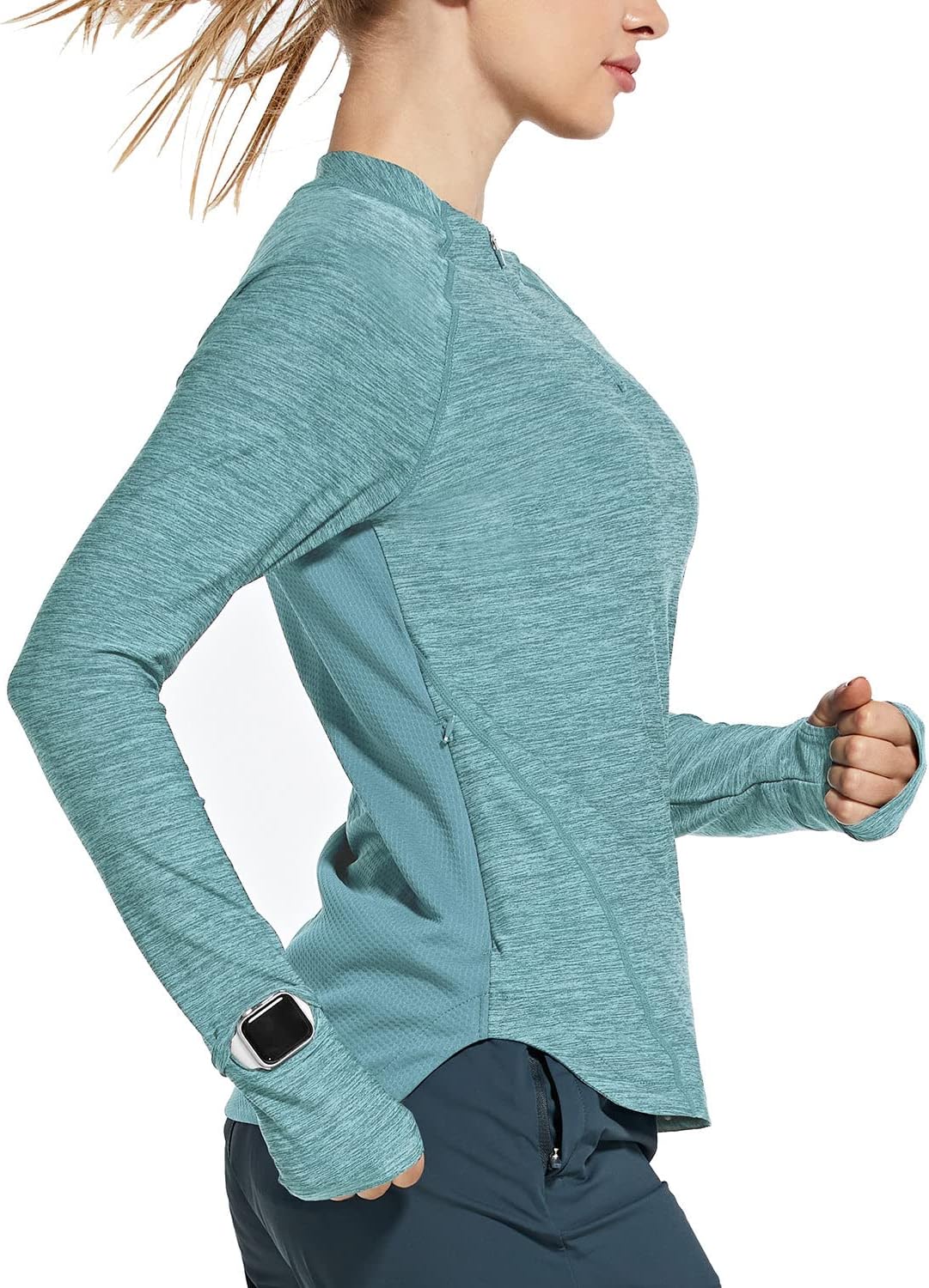 BALEAF Women's Long Sleeve Running Shirts, Special Workout Tops with Quick Dry T...
