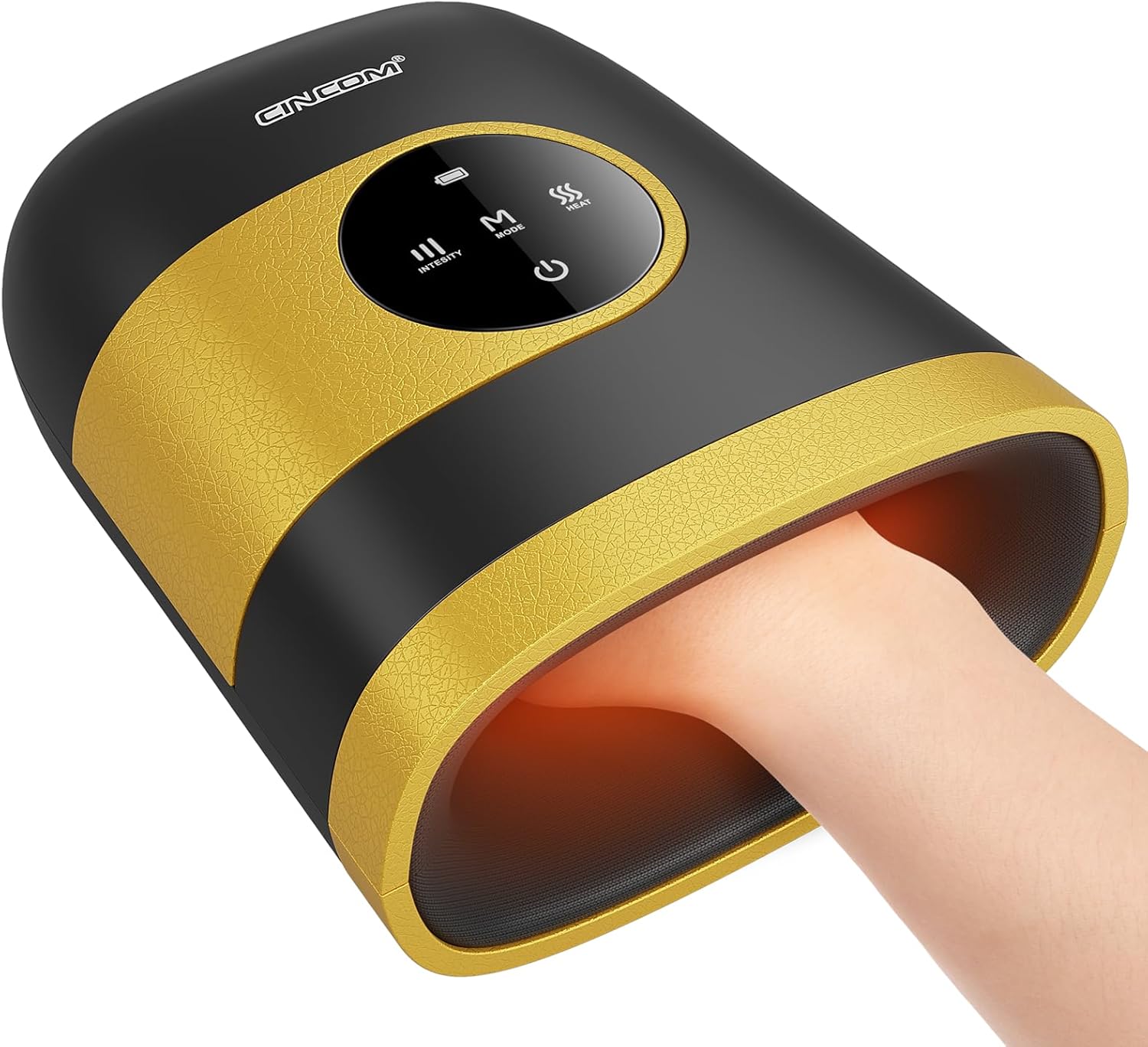 CINCOM Upgraded Hand Massager, Cordless Hand Massa...