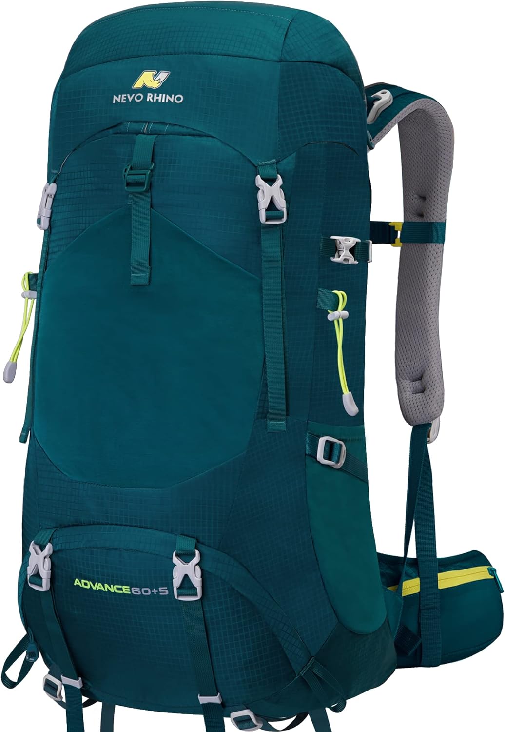 N NEVO RHINO Internal Frame Hiking Backpack 50/60/65/70/80L, Mountain Climbing C...