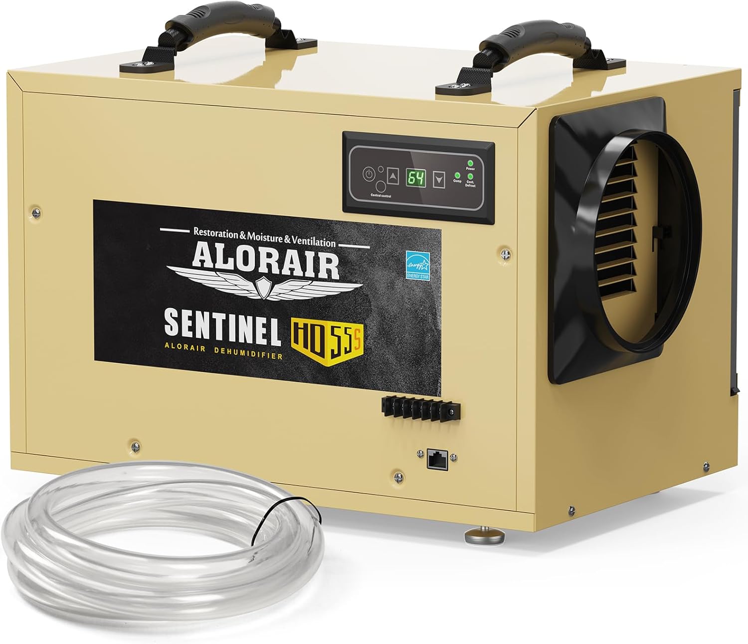 ALORAIR 120 PPD Commercial Dehumidifier, with Drain Hose for Crawl Spaces, Basem...