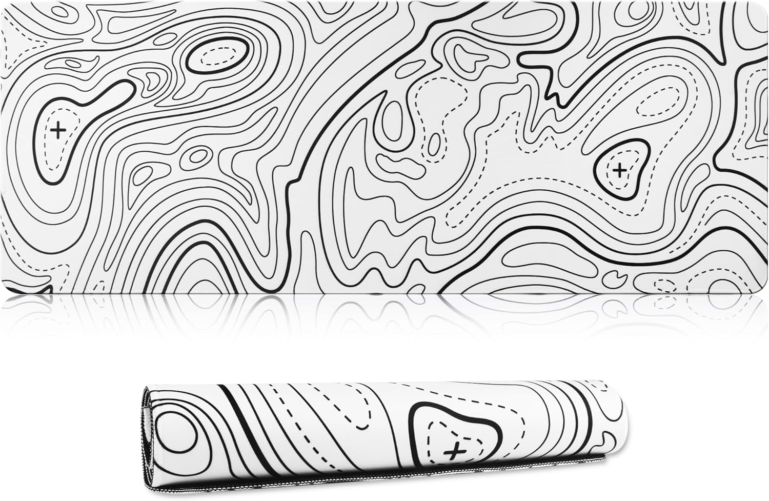 HoYiXi Mouse Pad for Home Office Work,Gaming Mouse Pad Desk Pad Soft Smooth Surf...
