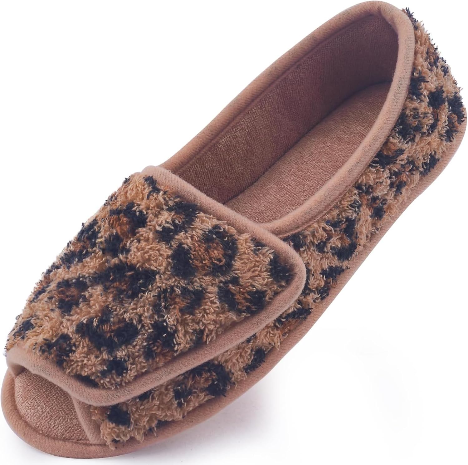 Git-up Diabetic Slippers for Women Memory Foam Arthritis Edema Adjustable Open T...