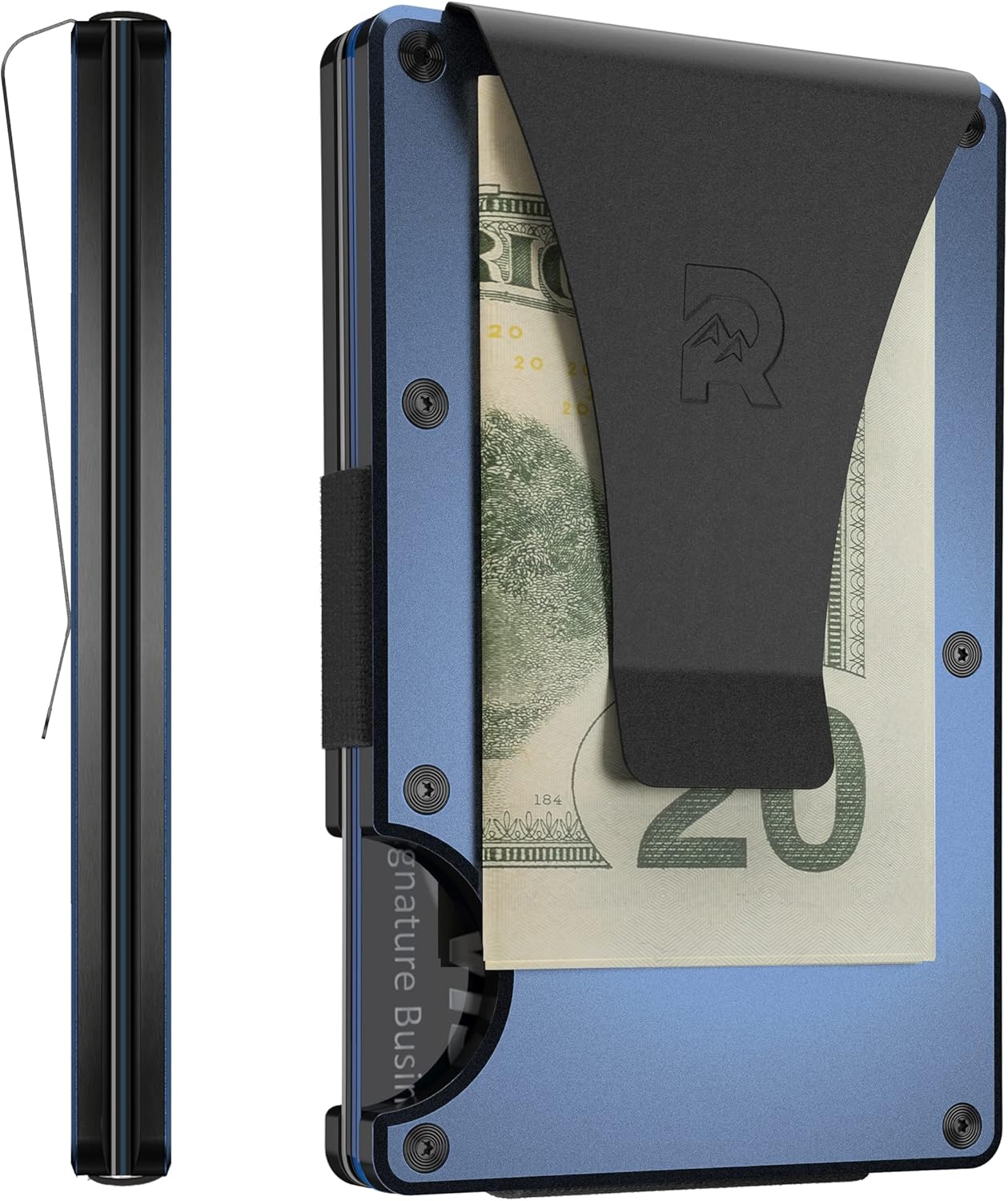 The Ridge Wallet for Men, Slim Wallet for Men - Thin as a Rail, Minimalist Aesth...