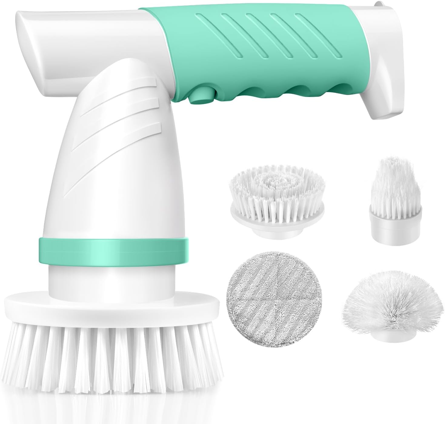 iezfix Electric Spin Scrubber Bathroom Cleaning Brush Shower Scrubber Portable R...