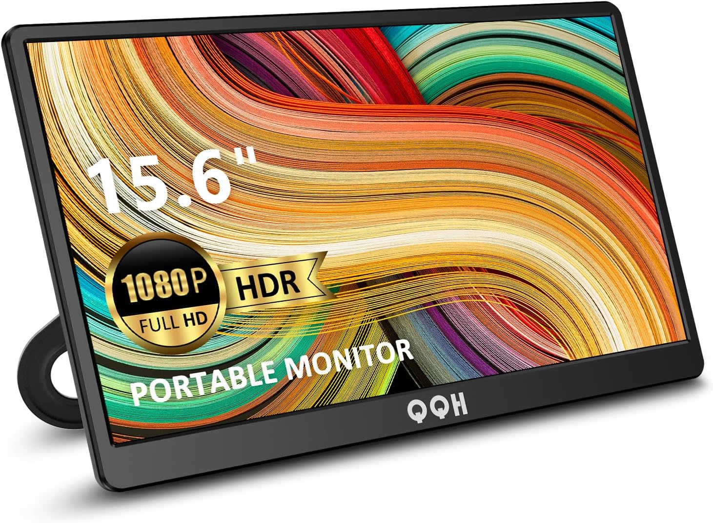 QQH Portable Monitor, 15.6" Portable Travel Monitor for Laptop 1080P FHD IPS Sec...