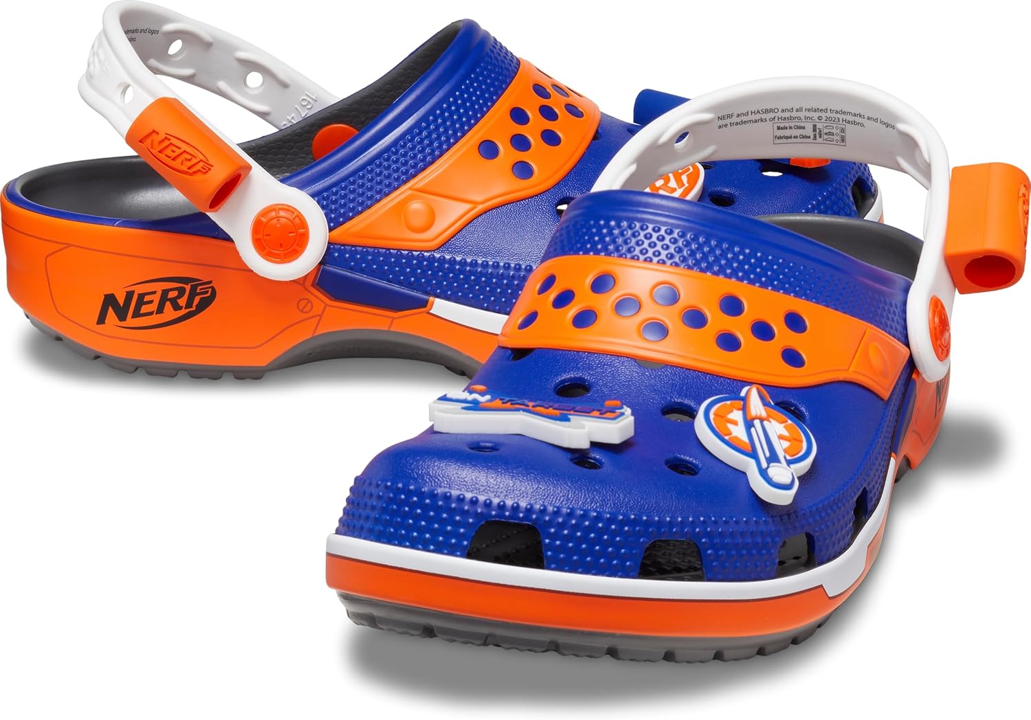 Crocs Unisex-Adult Classic Nerf Clog 12 Women/10 Men Nerf Blue
