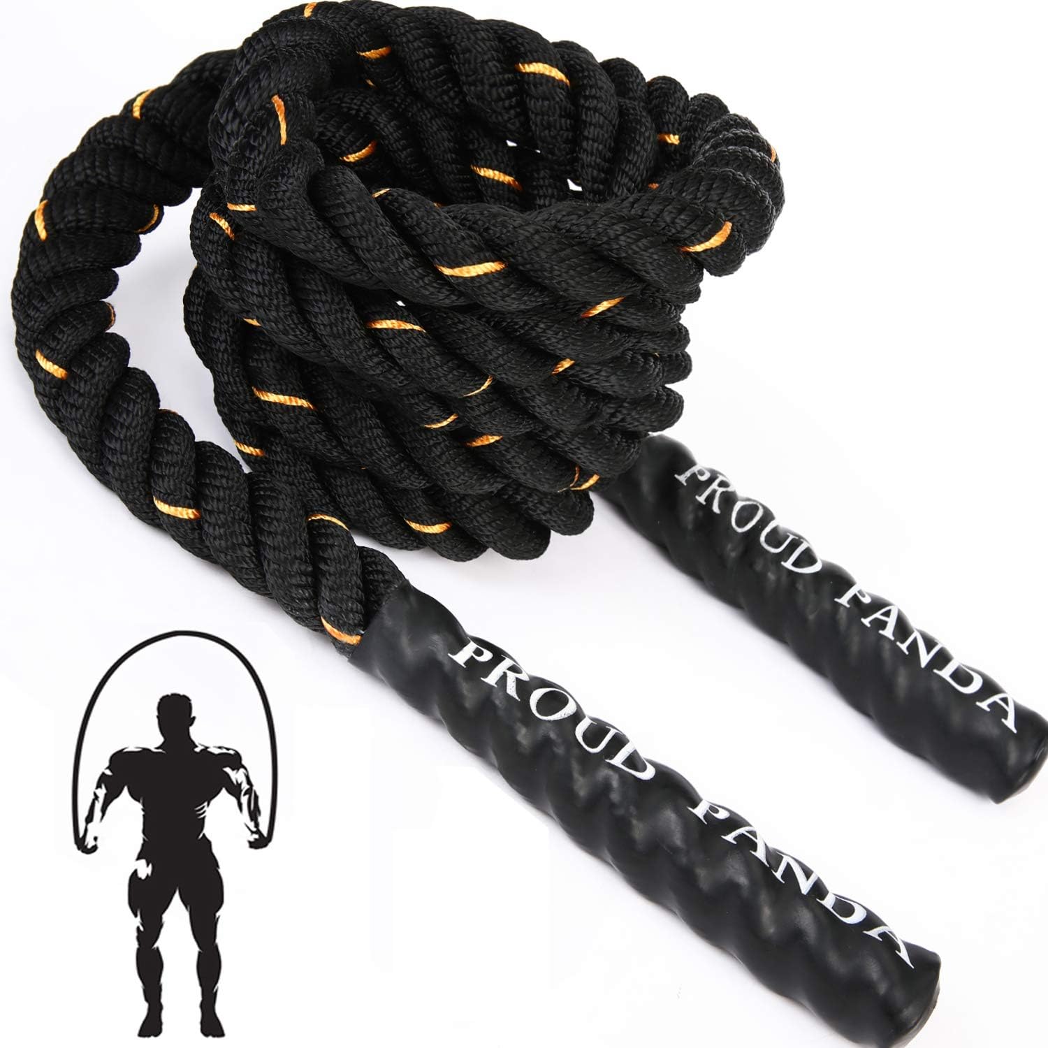 Heavy Jump Ropes for Fitness, Unique Weighted Adult Skipping Rope by Heavy Jump...