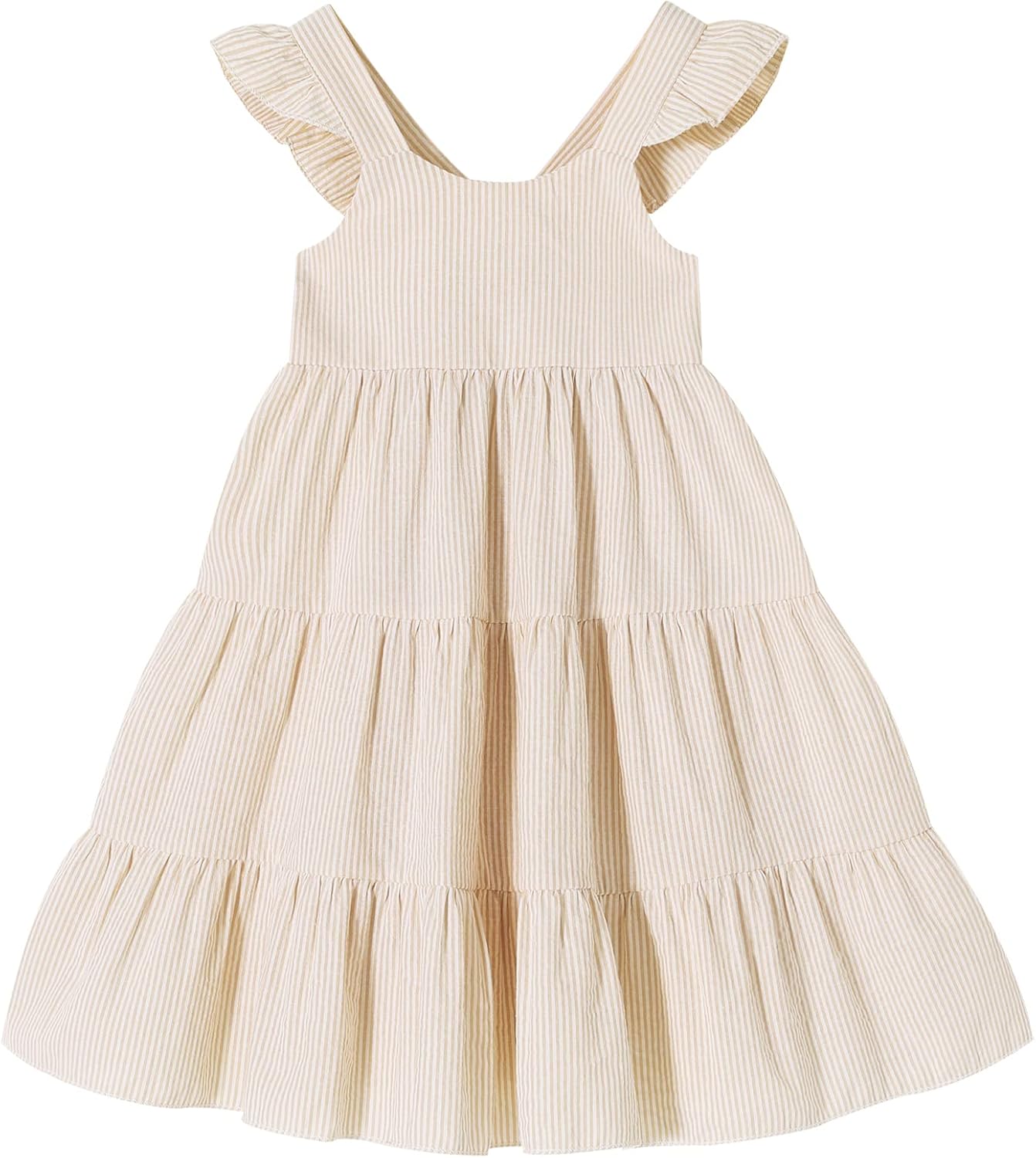 Kids Toddler Baby Girls Rainbow Dress, Special Princess Sleeveless Dress, Unique...
