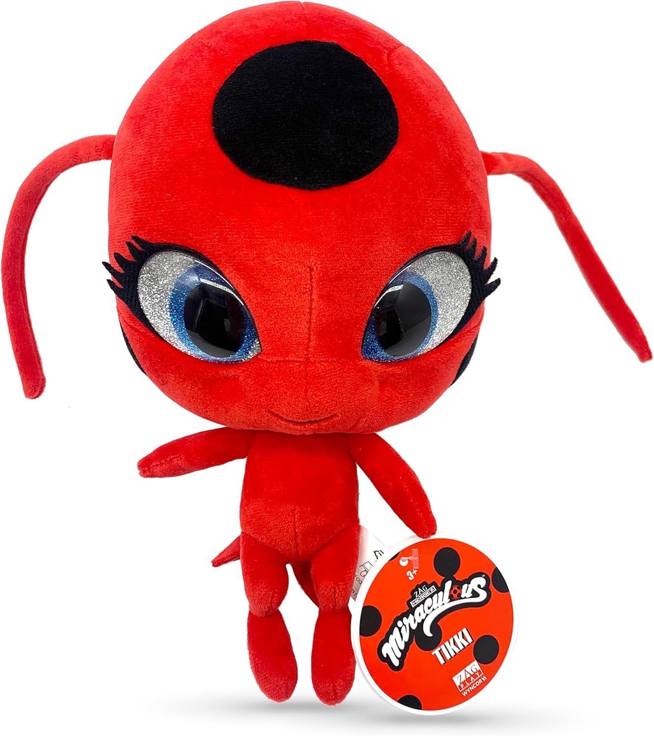 Miraculous Ladybug Super Soft Stuffed Toy with Resin Eyes, High Glitter and Glos...