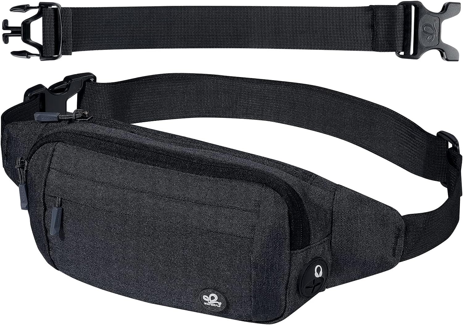 WATERFLY Fanny Pack Waist Bag: Small Hip Pouch Bum Bag Fannie Pack Phanny Fannyp...