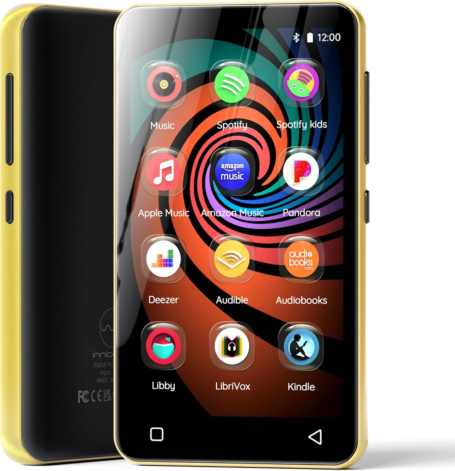 160GB MP3 Player with Bluetooth and WiFi, innioasis Music Player with Spotify,Pa...