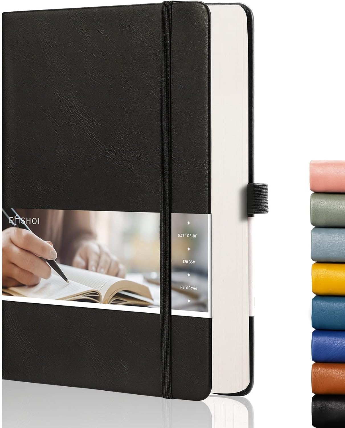 EMSHOI Dotted Notebook - 256 Pages A5 Dotted Grid Journal Notebook,120gsm Thick...