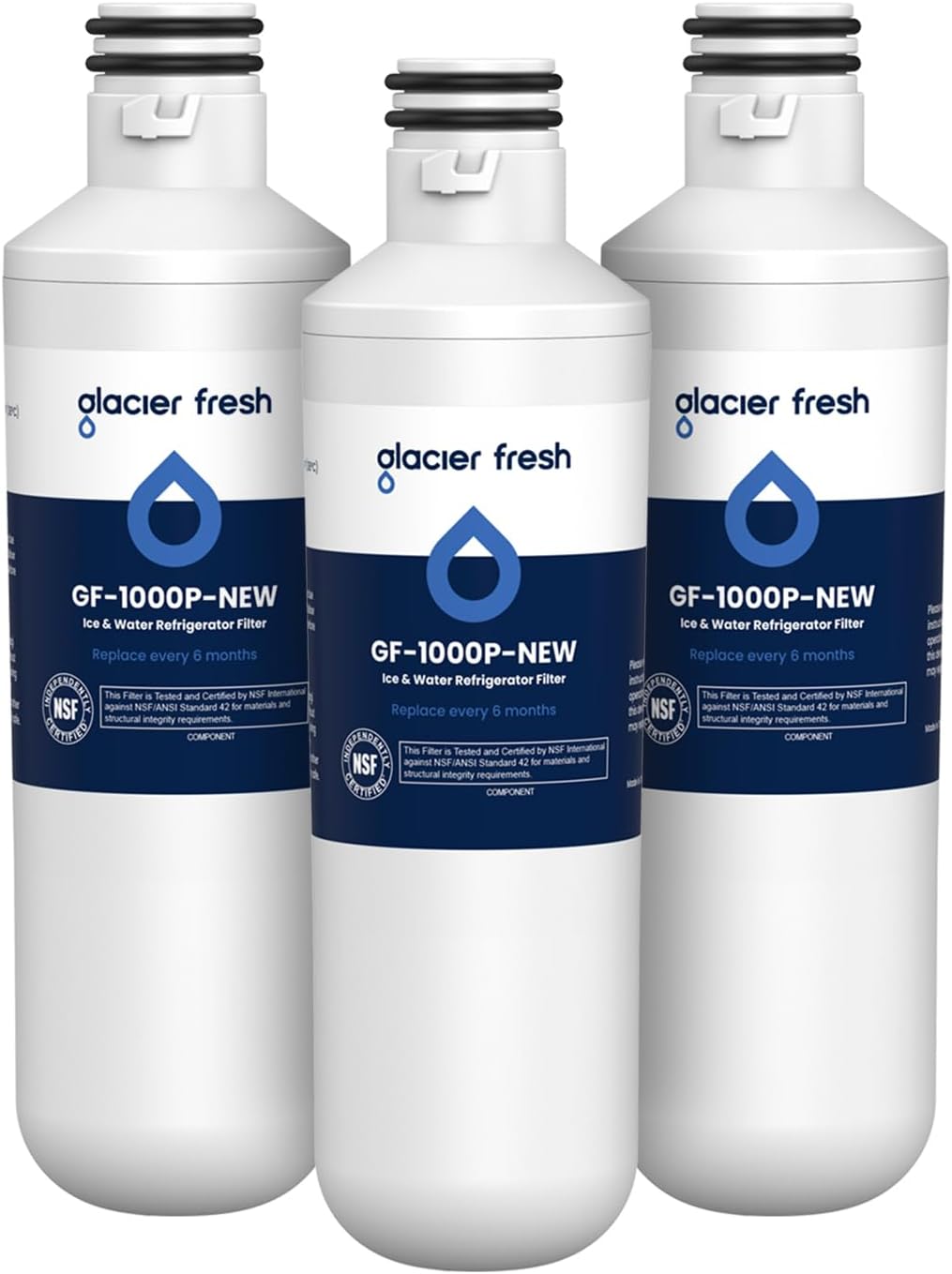 GLACIER FRESH Water Filter LT1000PC Replacement for Refrigerator, Compatible wit...
