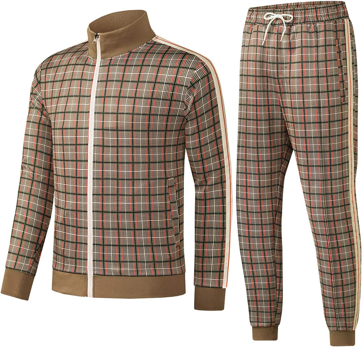 W JIANWANG Men's Casual Tracksuits, Special Long Sleeve Jogging Suits, High-Qual...