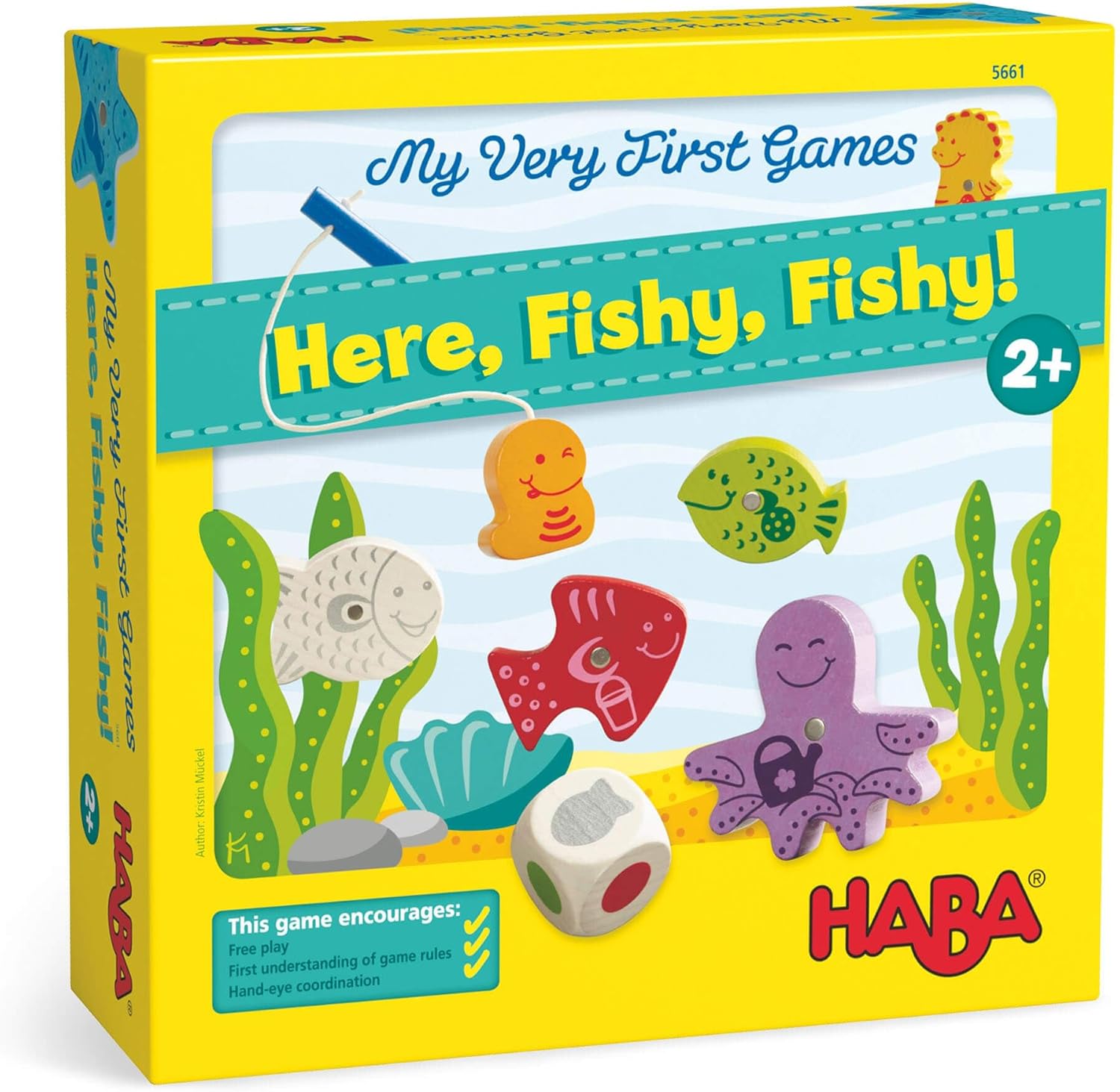 HABA My Very First Games, Special Magnetic Fishing Game for Ages 2, Innovative T...