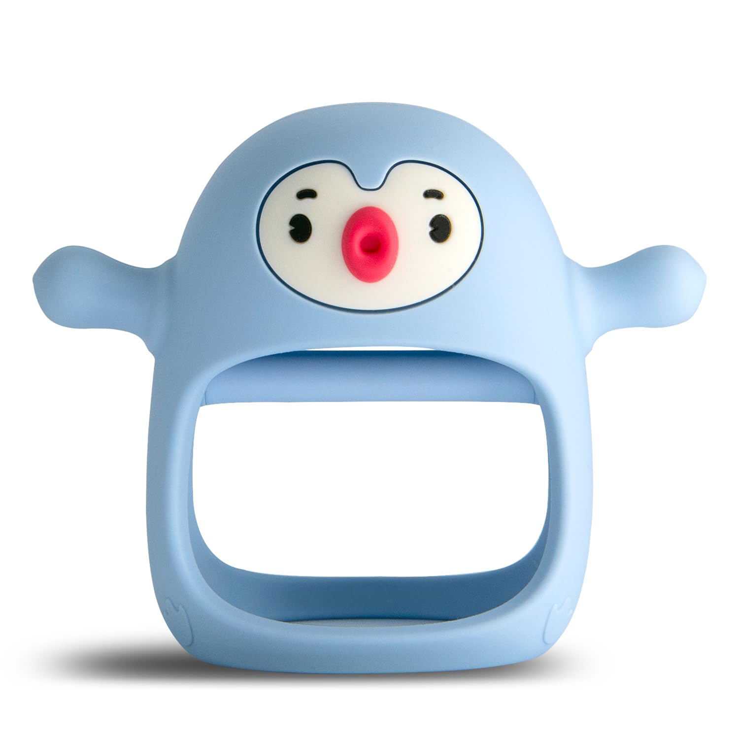 Smily Mia Smily Mia Penguin Teethers, Silicone TeethingToys for Babies 0-6Months...