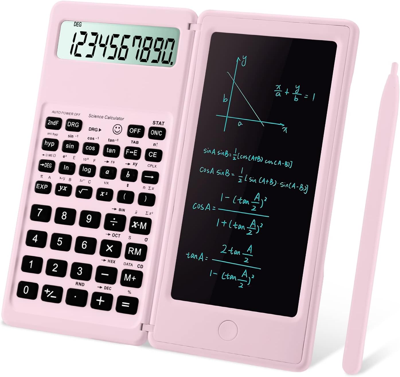 Scientific Calculators for Students, 10-Digit Large Screen, Math Calculator with...