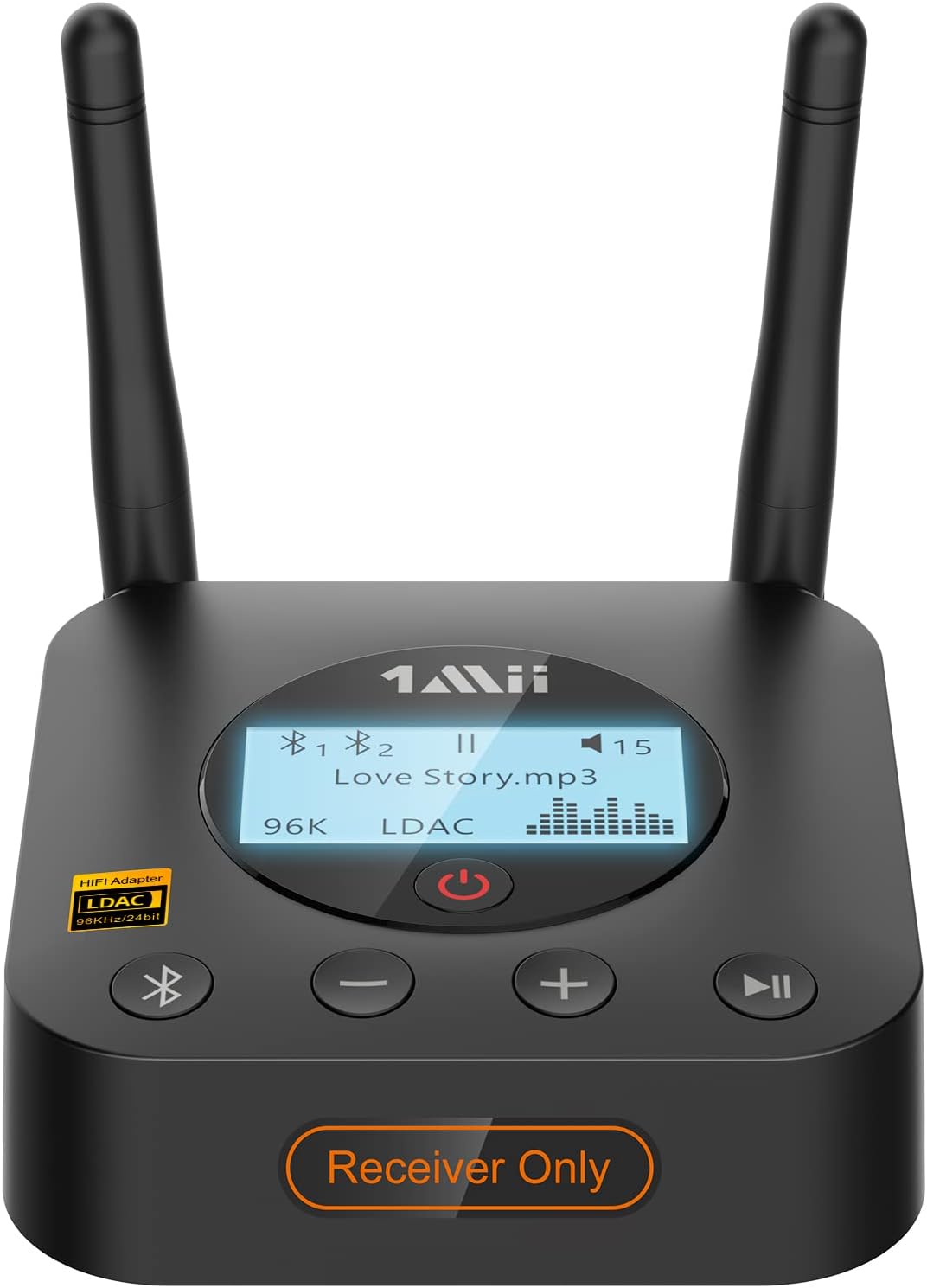 1Mii B06Pro+ HiFi Bluetooth Receiver, Hi-Res Bluetooth 5.1 Wireless Audio Adapte...