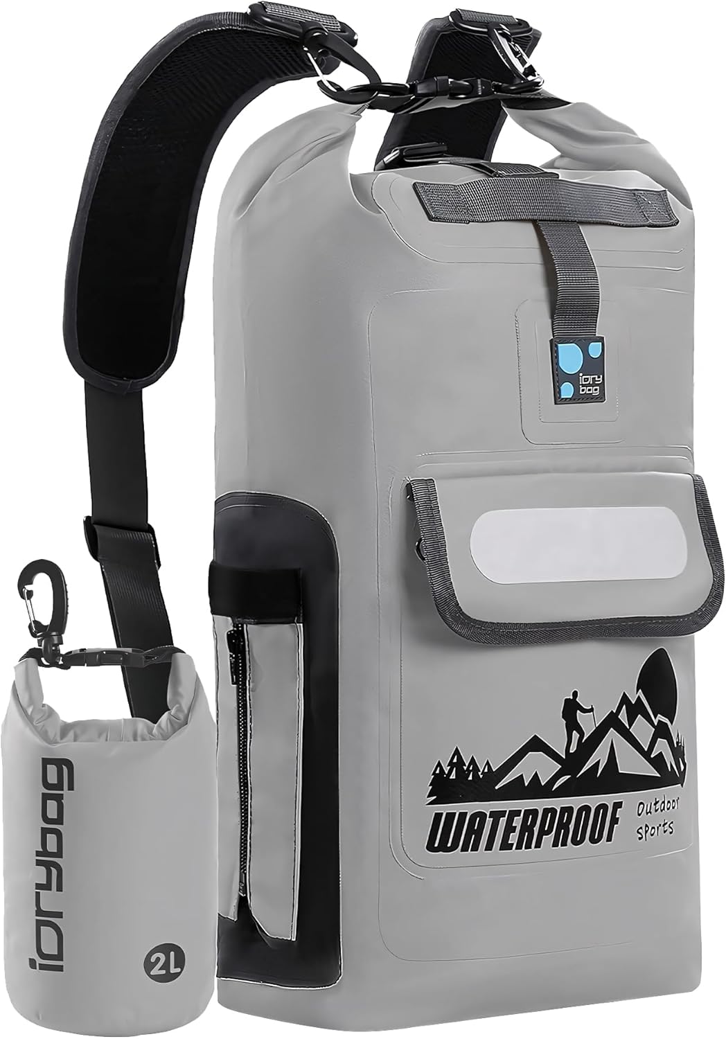 IDRYBAG Dry Bag Backpack Waterproof Floating 20L/30L/40L, Dry Bags Waterproof Ba...