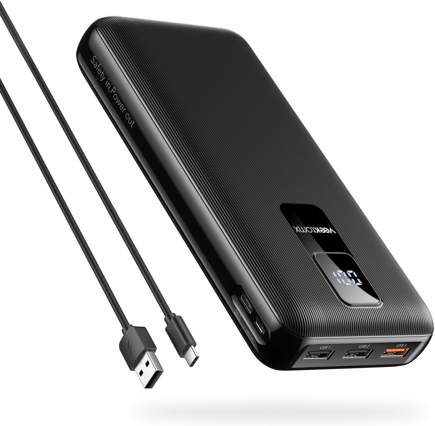 VEEKTOMX Power Bank 30000mAh, 20W Fast Charging Portable Charger, 18W PD QC 3.0...