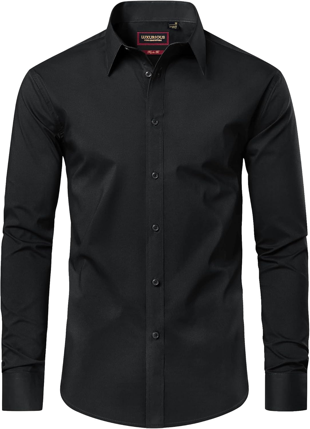 Mens Dress Shirts Long Sleeve Dress Shirts for Men Cotton Button Down Shirt Regu...