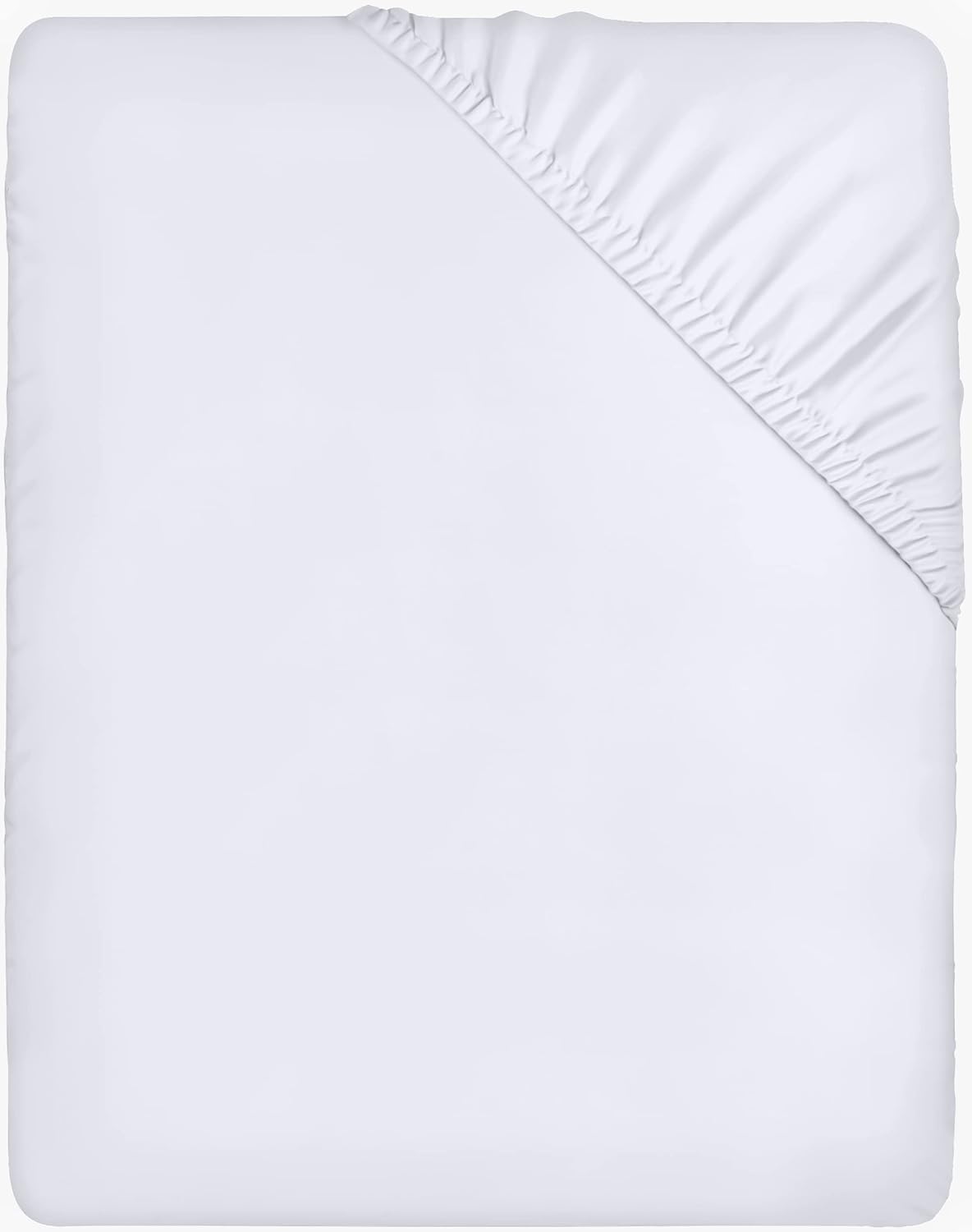Utopia Bedding Fitted Sheet, Special Super King Bottom Sheet, Unique White Deep...