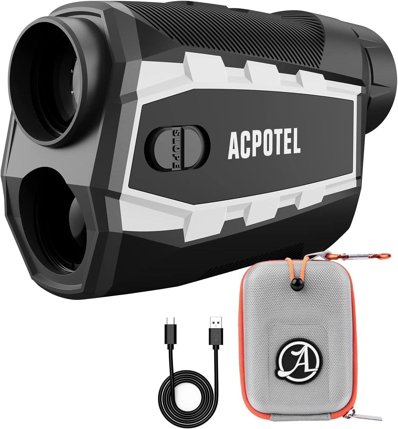 ACPOTEL Golf Rangefinder LCD Display with Slope Golf Rangefinder Range Finder Go...