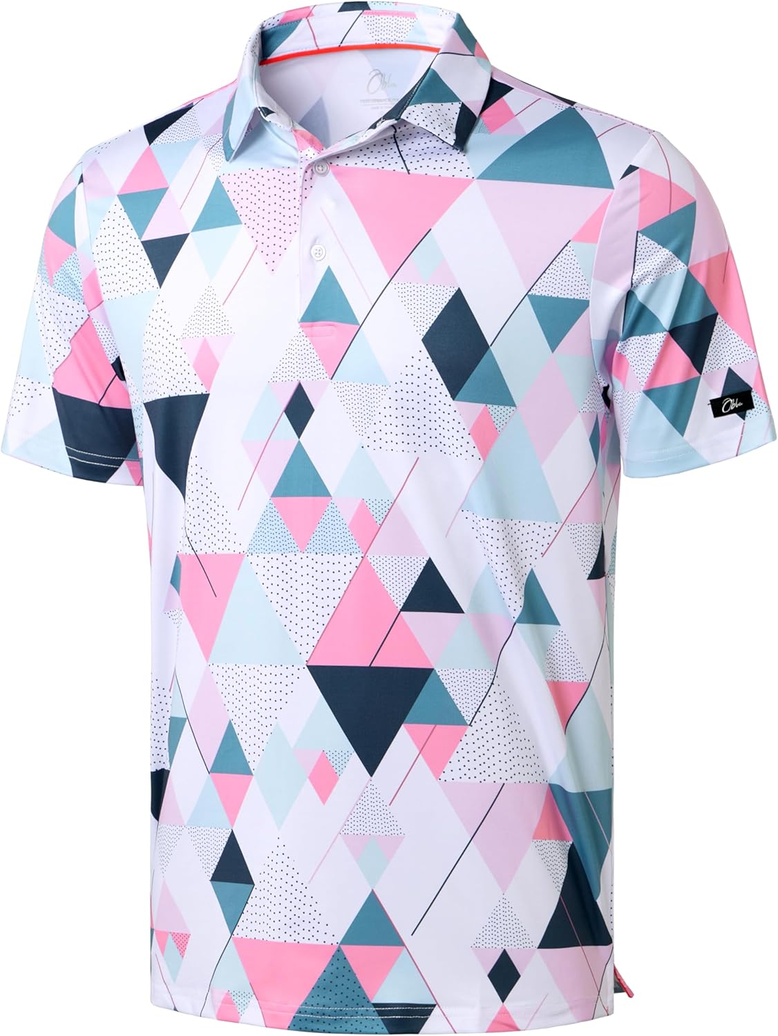 Obla Mens Golf Polo Shirts Short Sleeve Dry Fit Performance Moisture Wicking Cas...