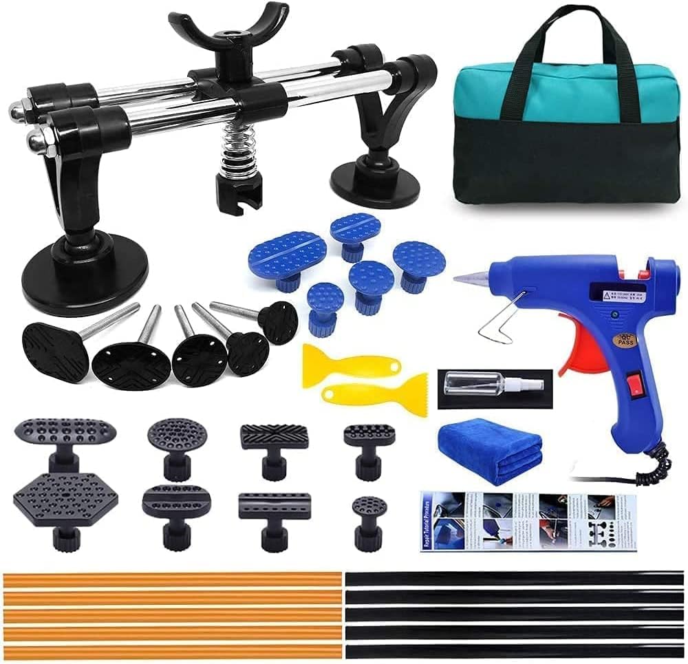 Randalfy Dent Puller Kit - Auto Dent Repair Kit, Dent Pulling Tool with Double P...