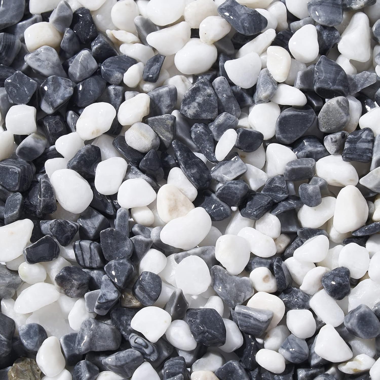 JeeMooTown 1.8KG(3.96lb) Colorful Fish Tank Stones Decorative Stones and Pebbles...