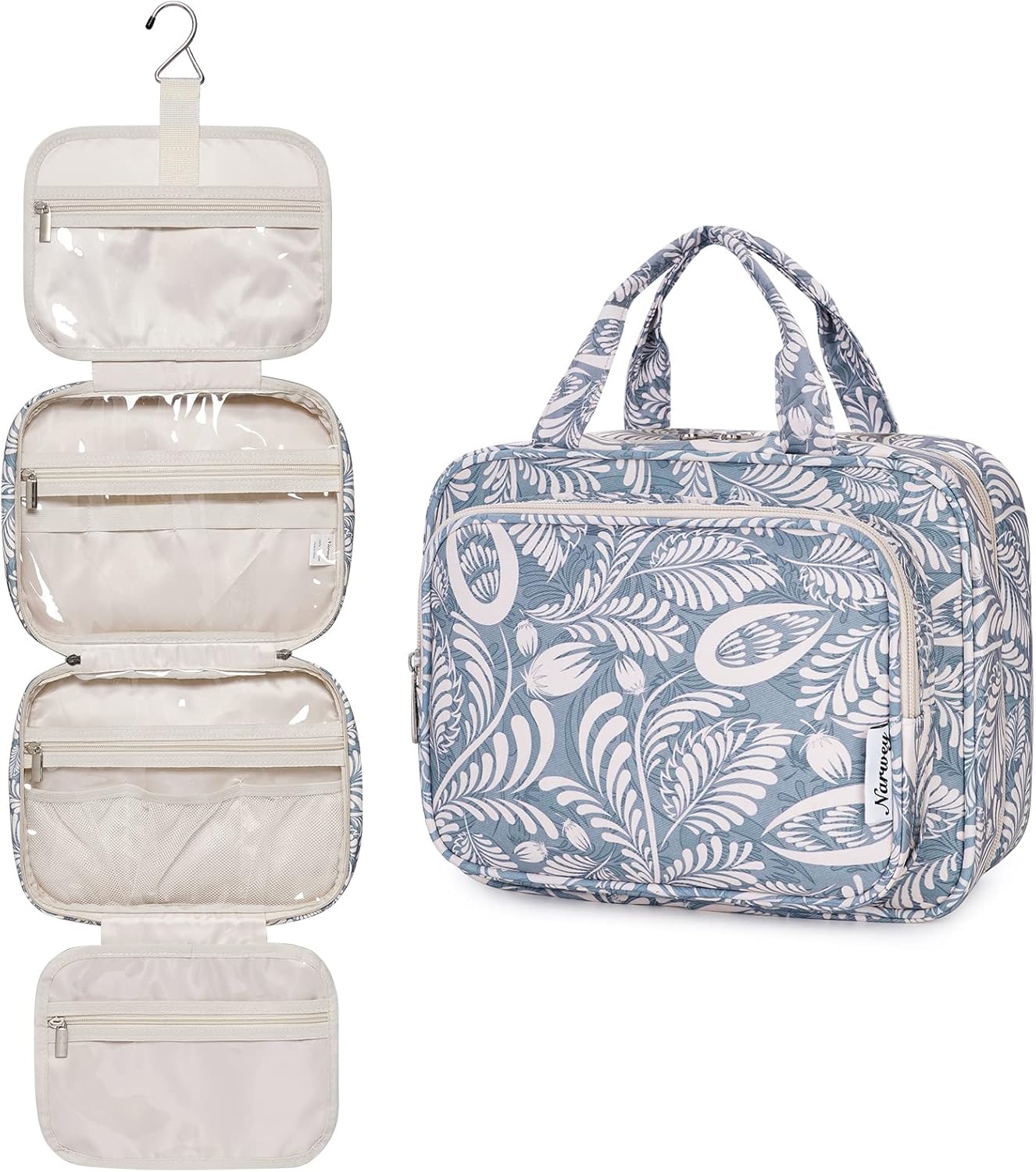 Narwey Hanging Travel Toiletry Bag, Special Travel Wash Bag for Women, Innovativ...
