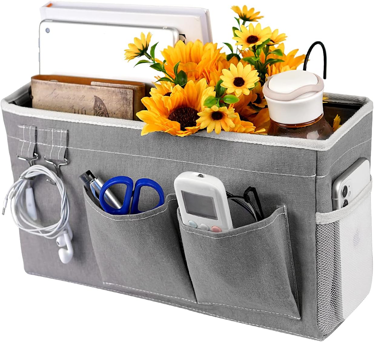 Loghot Bedside Caddy, Special Bedside Storage Bag Hanging Organizer, Innovative...