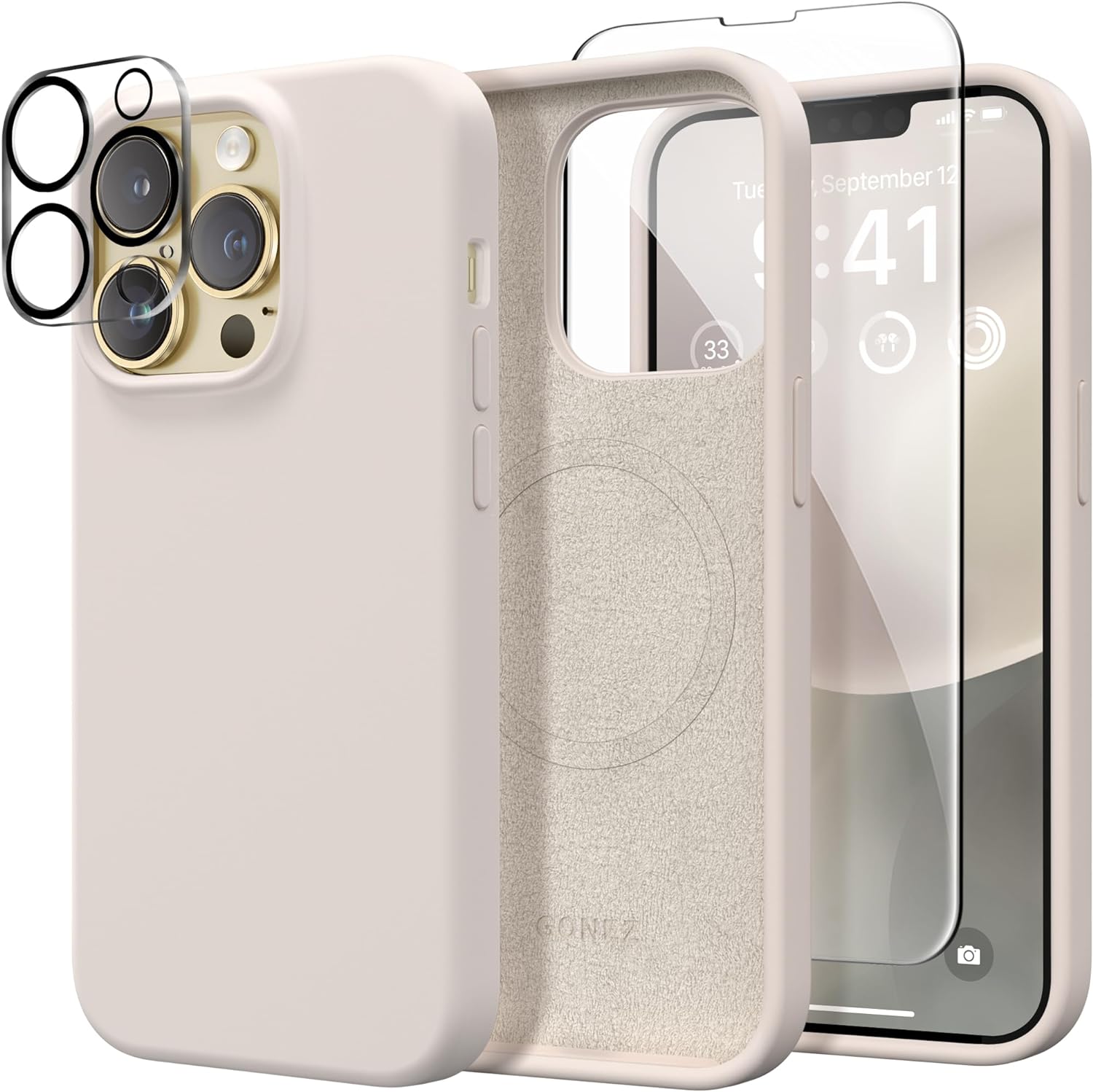 GONEZ Magnetic for iPhone 13 Pro Case, Compatible with MagSafe, [Screen Protecto...