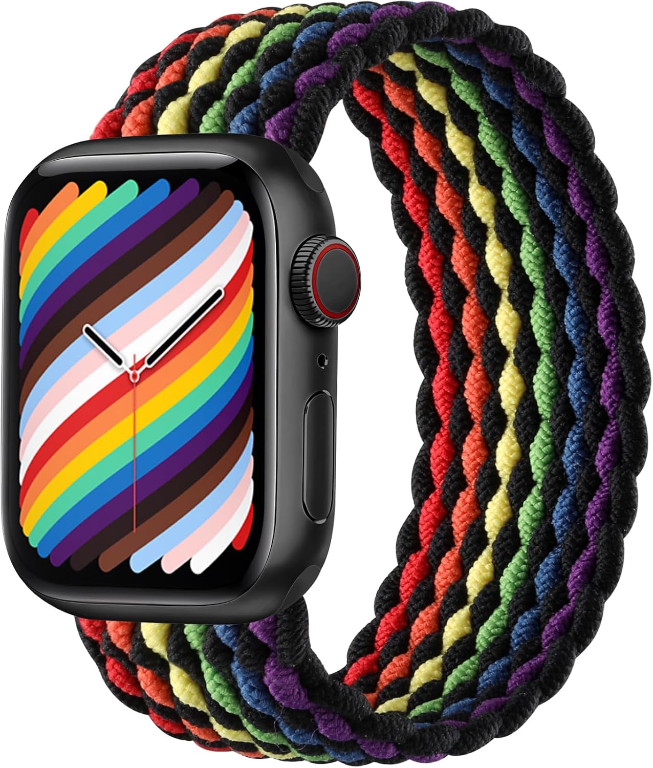 Zedoli Braided Solo Loop Compatible with Apple Watch Band 38mm 40mm 41mm 42mm 44...