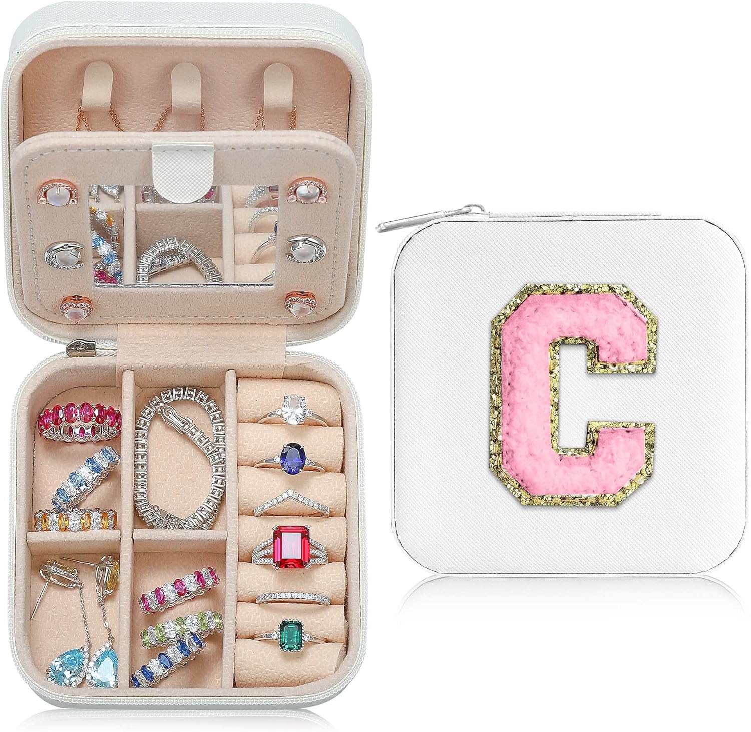Parima Travel Essentials for Women Jewelry Box, Travel Accessories for Teen Girl...