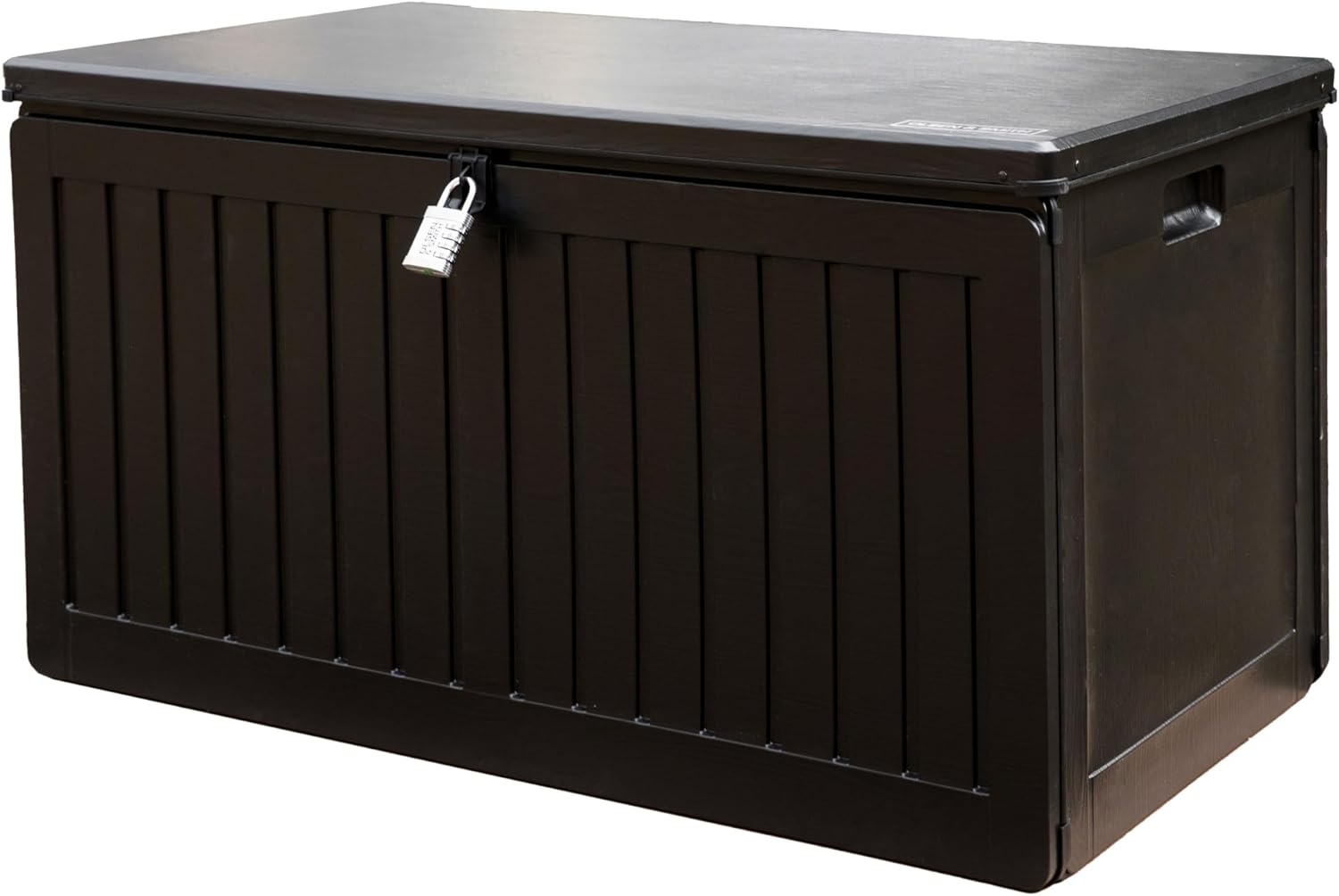 Olsen & Smith 270L Capacity Outdoor Garden Storage Box With Padlock Plastic Shed...