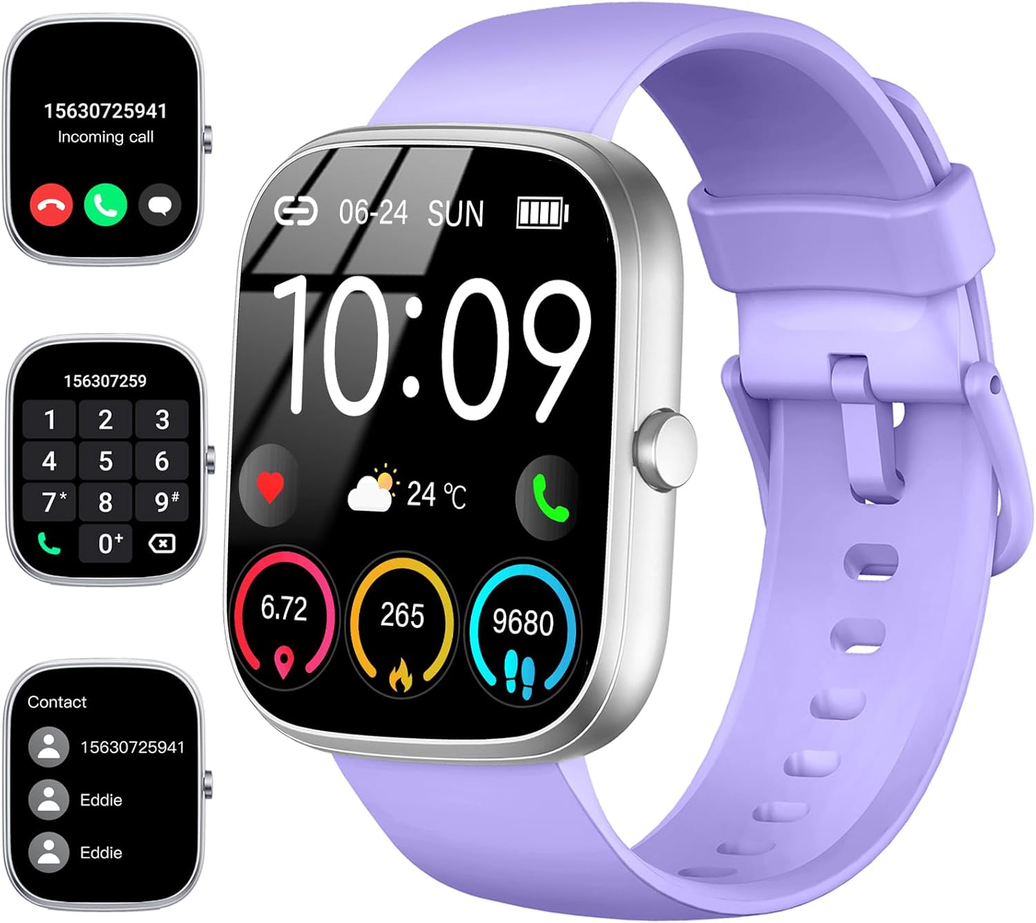 Smart Watch for Men Women Answer/Make Calls, 1.91" Fitness Watch with Heart Rate...
