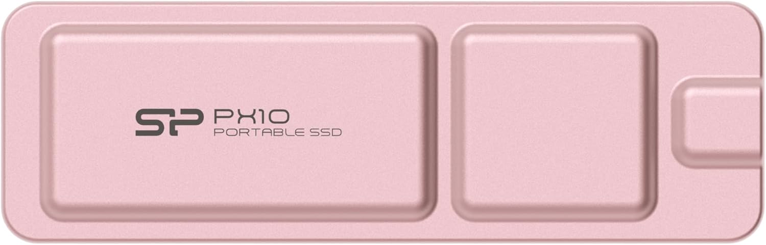 Silicon Power 4TB PX10 USB-C 3.2 Gen 2 Portable SSD (Pink) 4TB Pink
