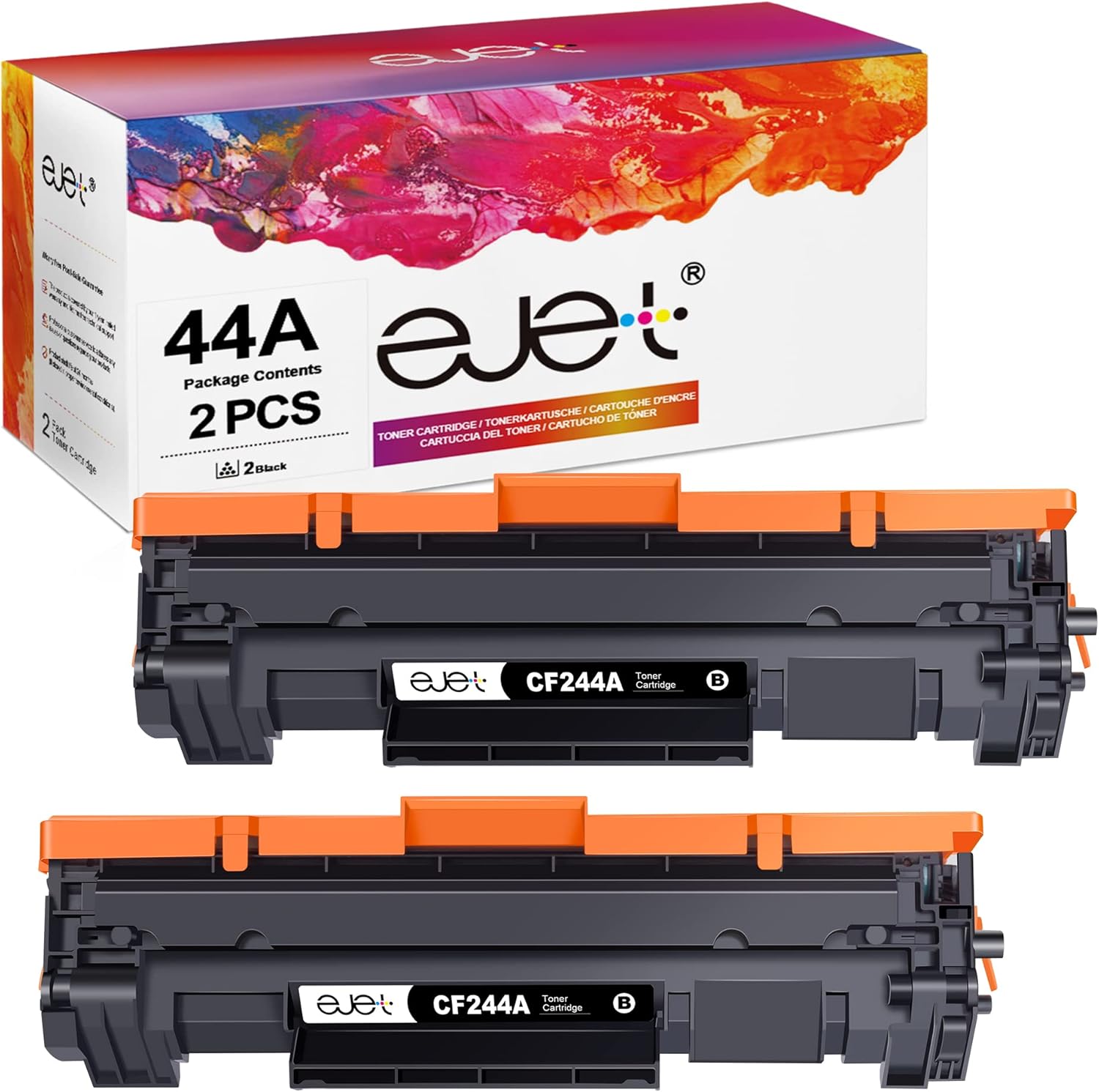 ejet 44A Compatible Toner Cartridges for HP CF244A 44 A for LaserJet Pro M15w M1...