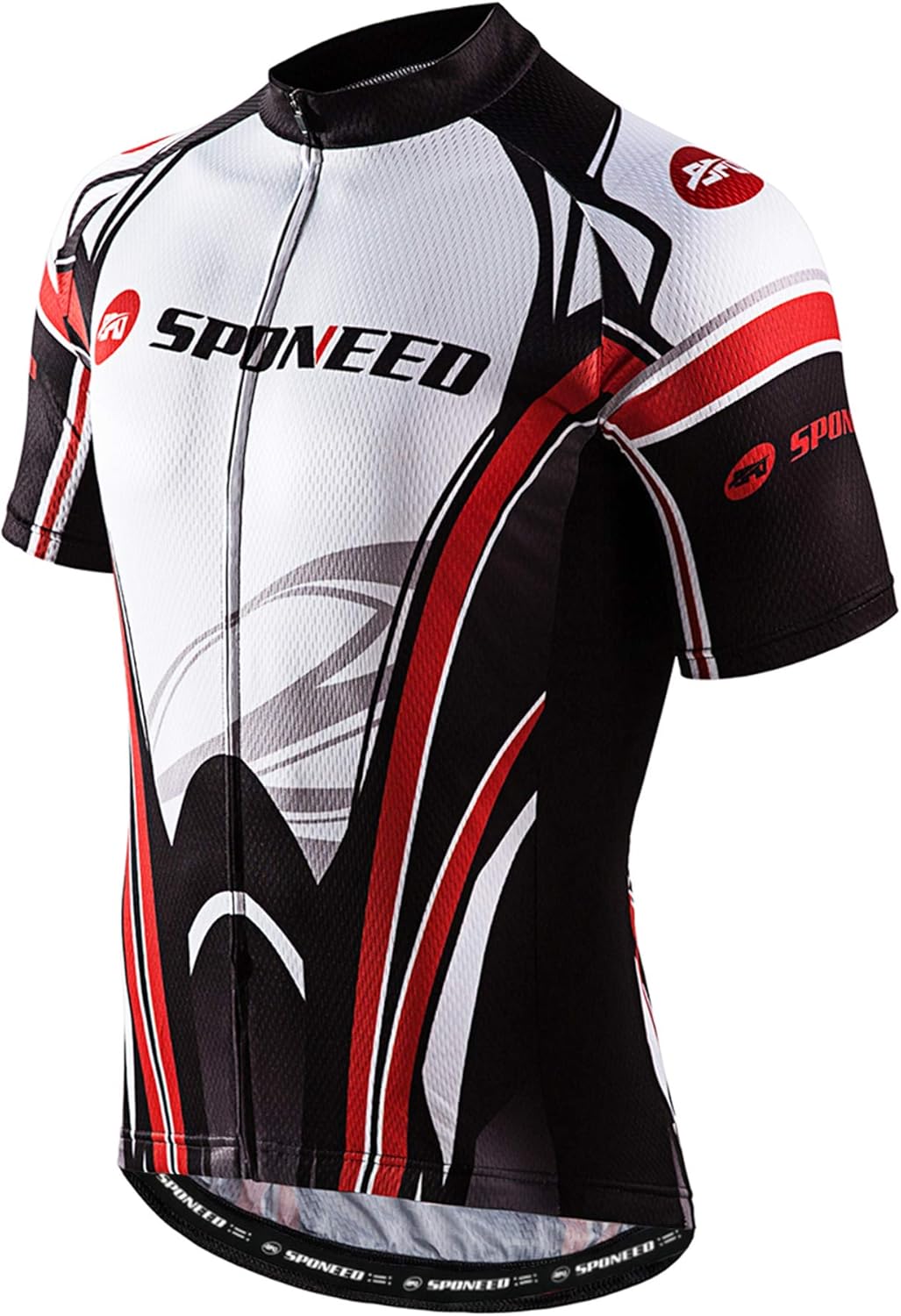 sponeed Men's Cycling Jerseys Tops Biking Shirts Short Sleeve Bike Clothing Full...