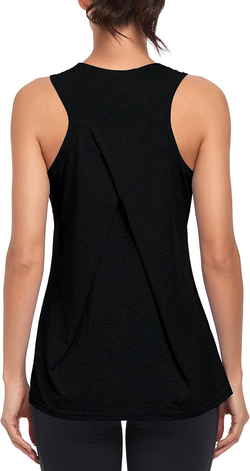 Workout Tank Tops for Women Gym Athletic Sleeveless Running Tops Yoga Shirts Rac...