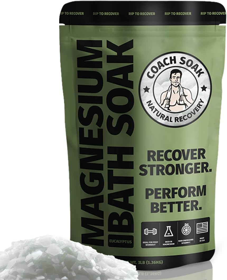 Coach Soak: Recovery Bath Soak – Rejuvenating Post Workout Natural Magnesium Fla...