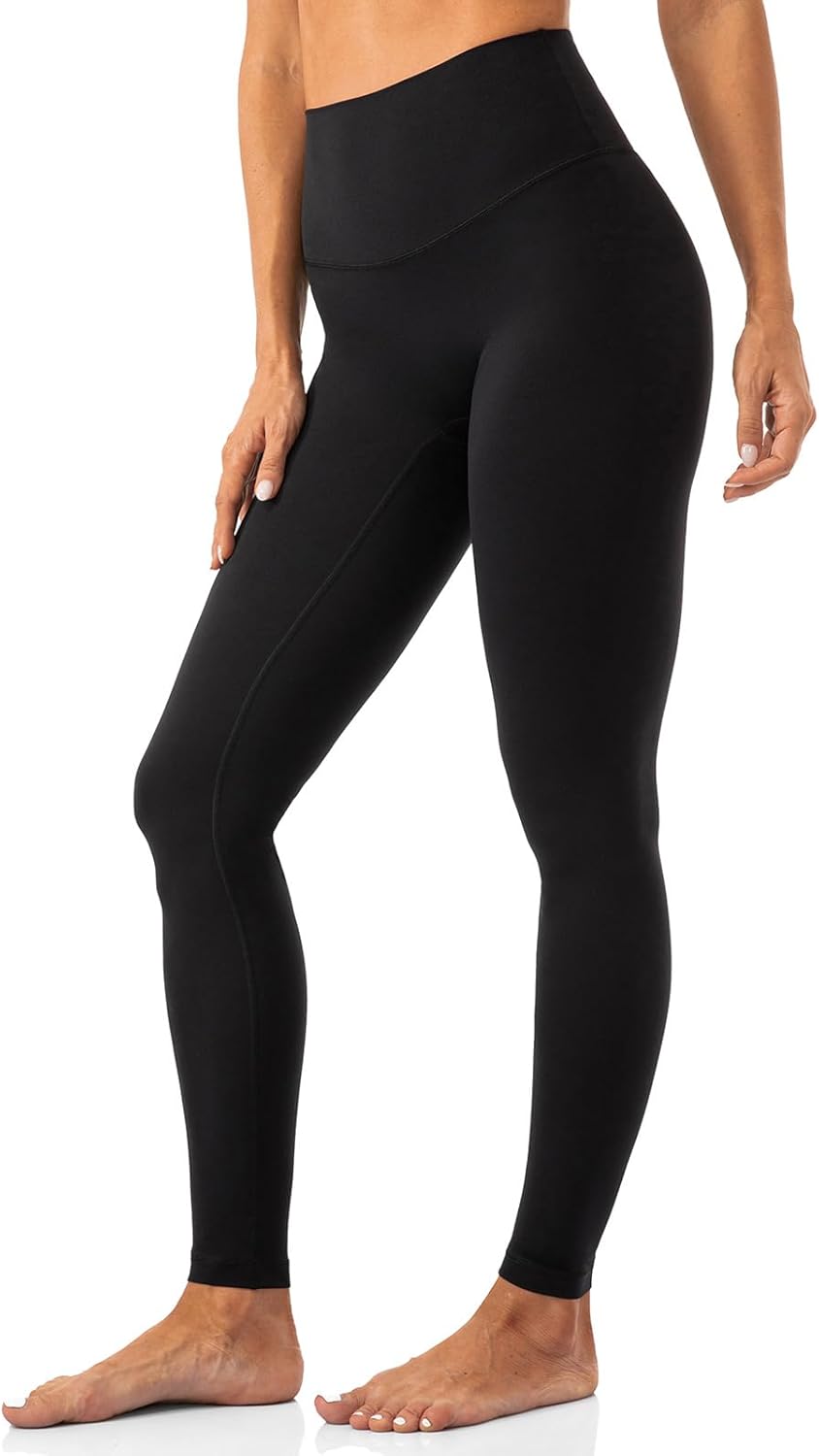 Lavento Women's All Day Soft Yoga Leggings 23"/ 25"/ 28" - No Front Seam Workout...