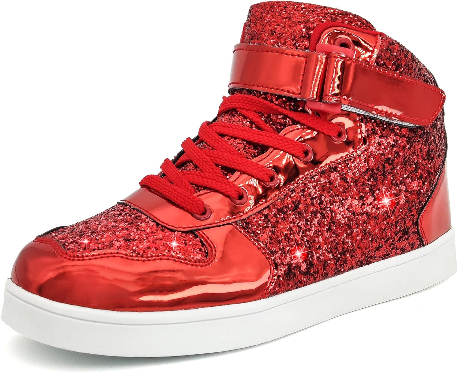 Wooowyet Glitter Shoes, High-Quality Sneakers for Kids, Special High Top Shoes f...