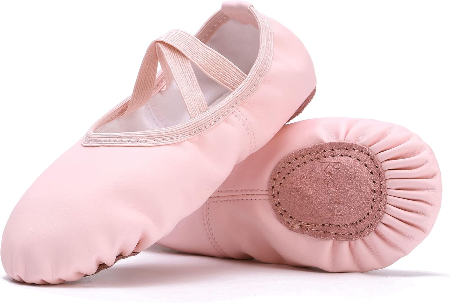 RoseMoli Ballet Shoes for Girls/Toddlers/Kids/Women, Leather Yoga Shoes/Ballet S...